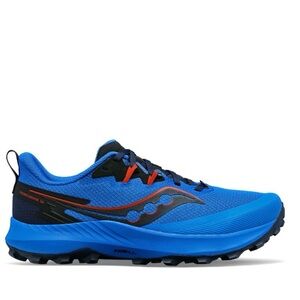 Saucony Men’s Peregrine 14 Trail Running sz 8 in vibrant blue